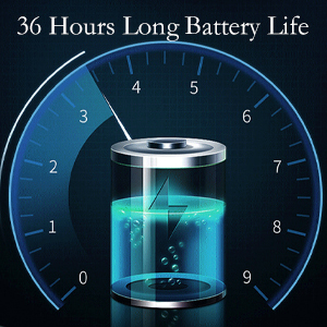 LONG BATTERY LIFE The Playtime of earbuds is 6 hours on a single charge, with the case it could be u