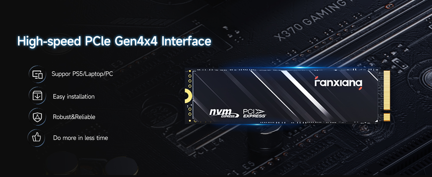PCIE 4.0 SSD for Playstation 5