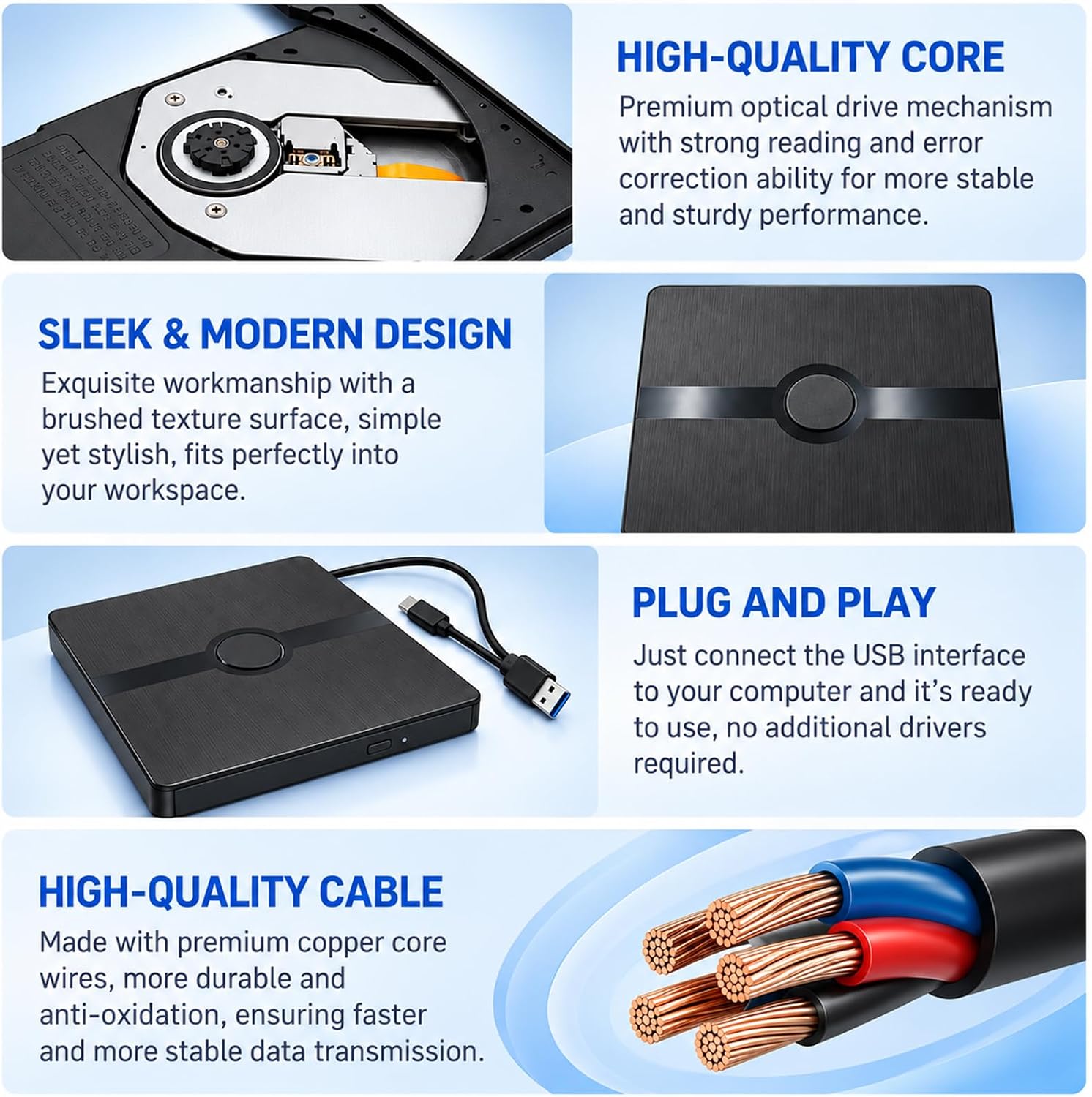Operating System:  Compatible with Windows XP/7/8/8.1/10/11, Linux and all versions of macOS Laptops