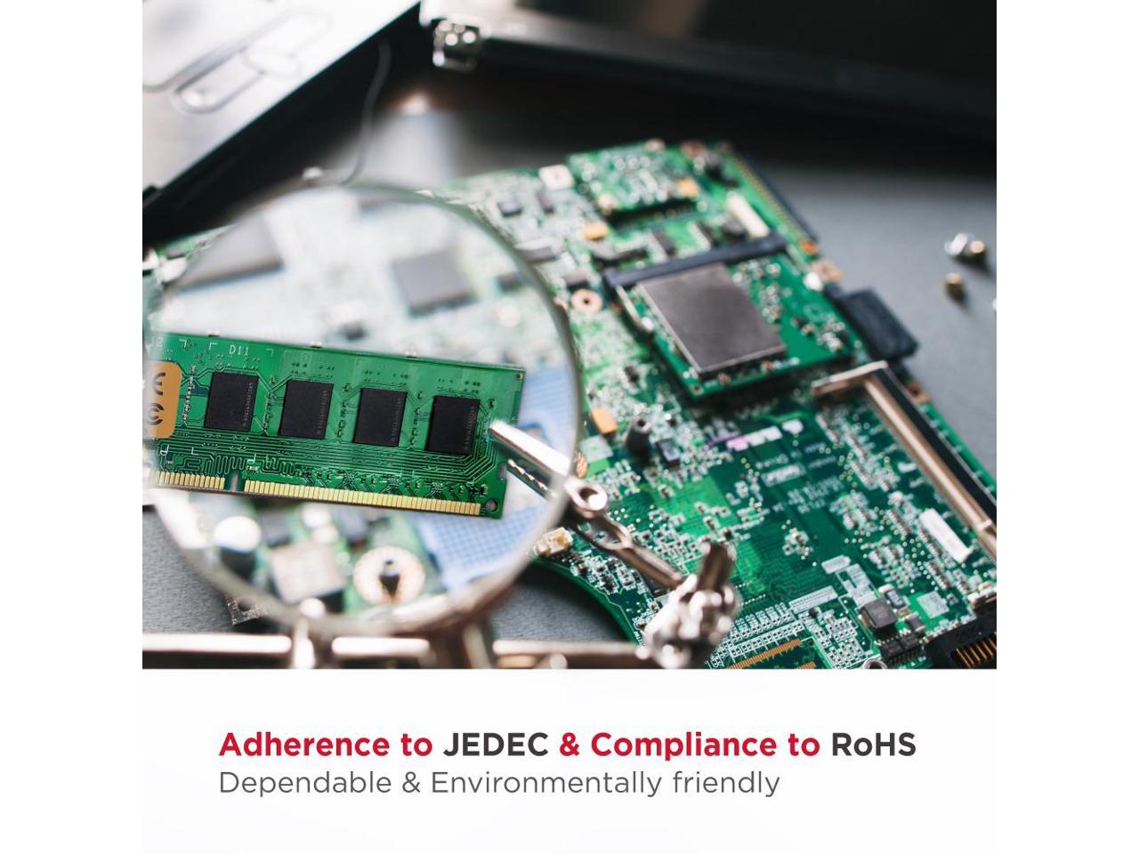 ADHERENCE TO JEDEC AND COMPLIANCE TO RoHS