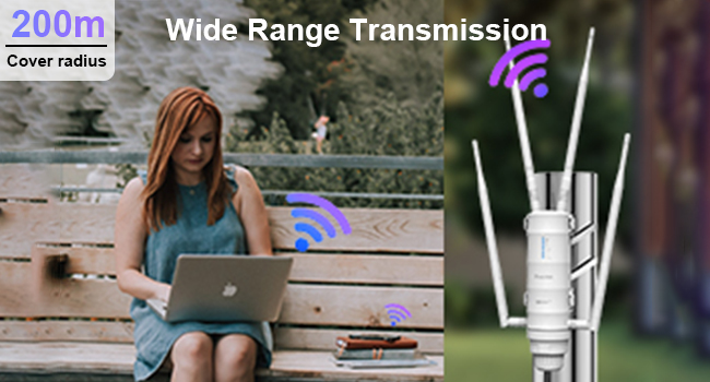 WAVLINK WL-WN572HP3 AC1200 Outdoor Mesh Extender/Router