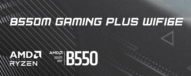 MSI B550M GAMING PLUS WIFI6E AM4 AMD B550 Micro ATX Motherboard