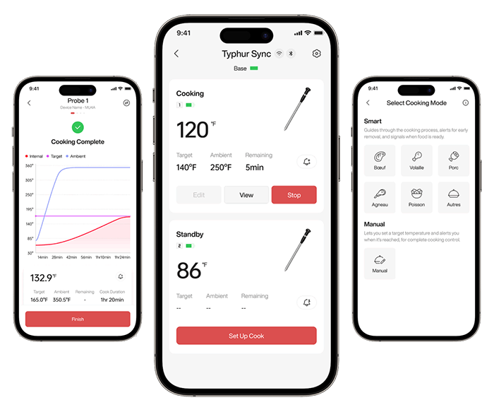 Typhur Sync Dual Smart WiFi Wireless Meat Thermometer