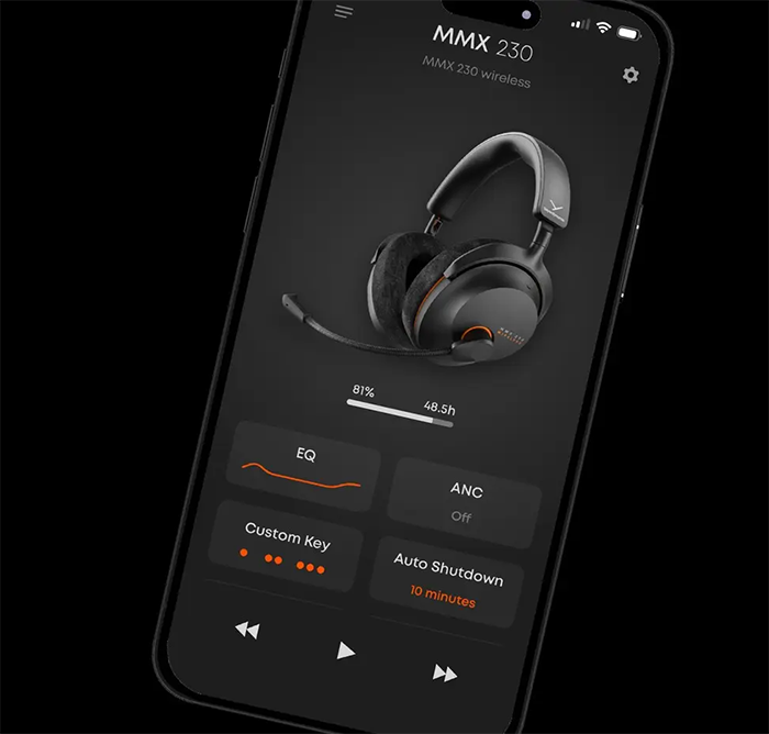 Beyerdynamic MMX 230 Wireless Gaming Headset in Black