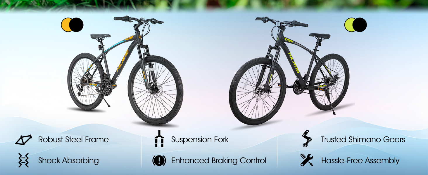 mountain bike MTB mountain bicycle men women adult mens womens 21 speed 26 inch 27.5 inch