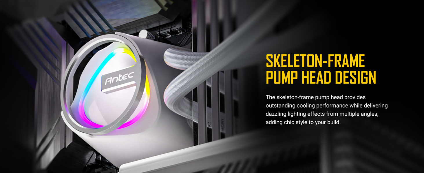 Antec Skeleton 360 ARGB White Liquid CPU Cooler