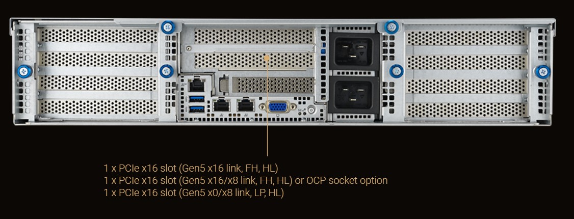 ASUS ESC4000A-E12-26WGPT 2U 4-GPU AI Server