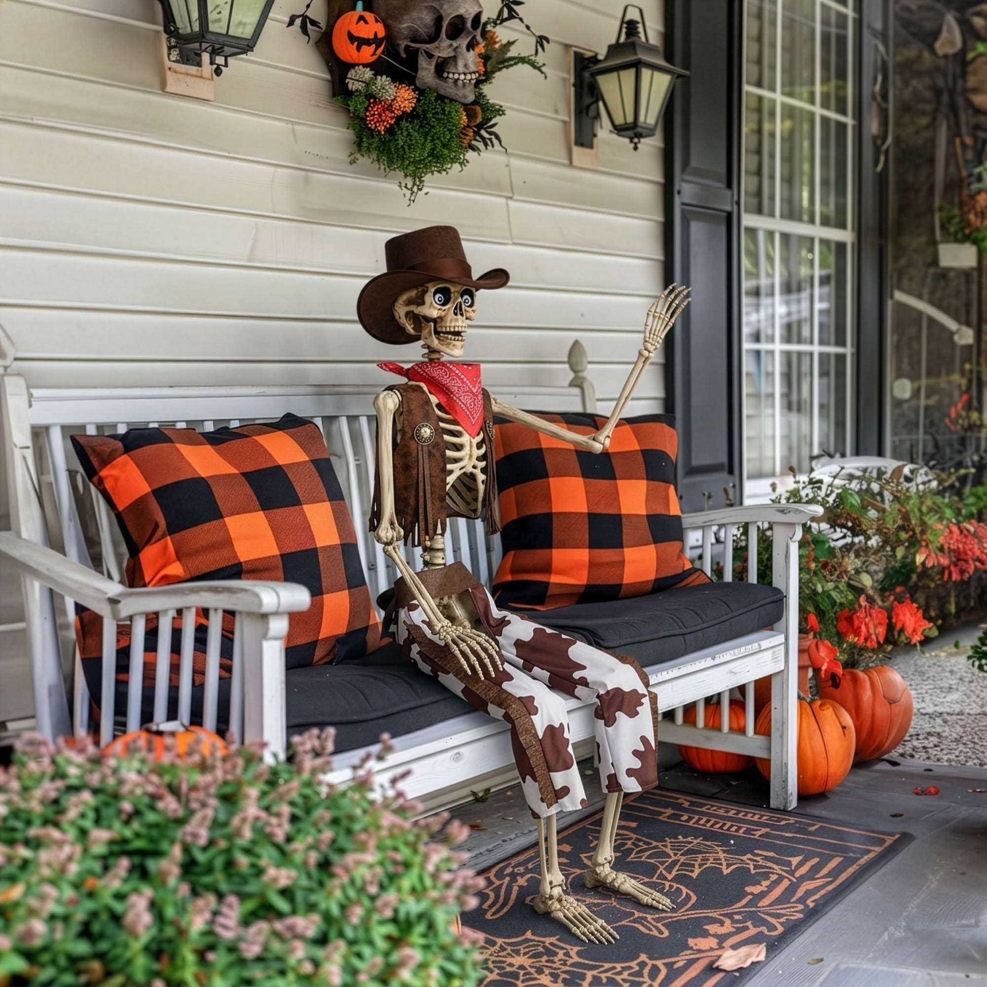 Halloween Pirate Life Size Skeleton