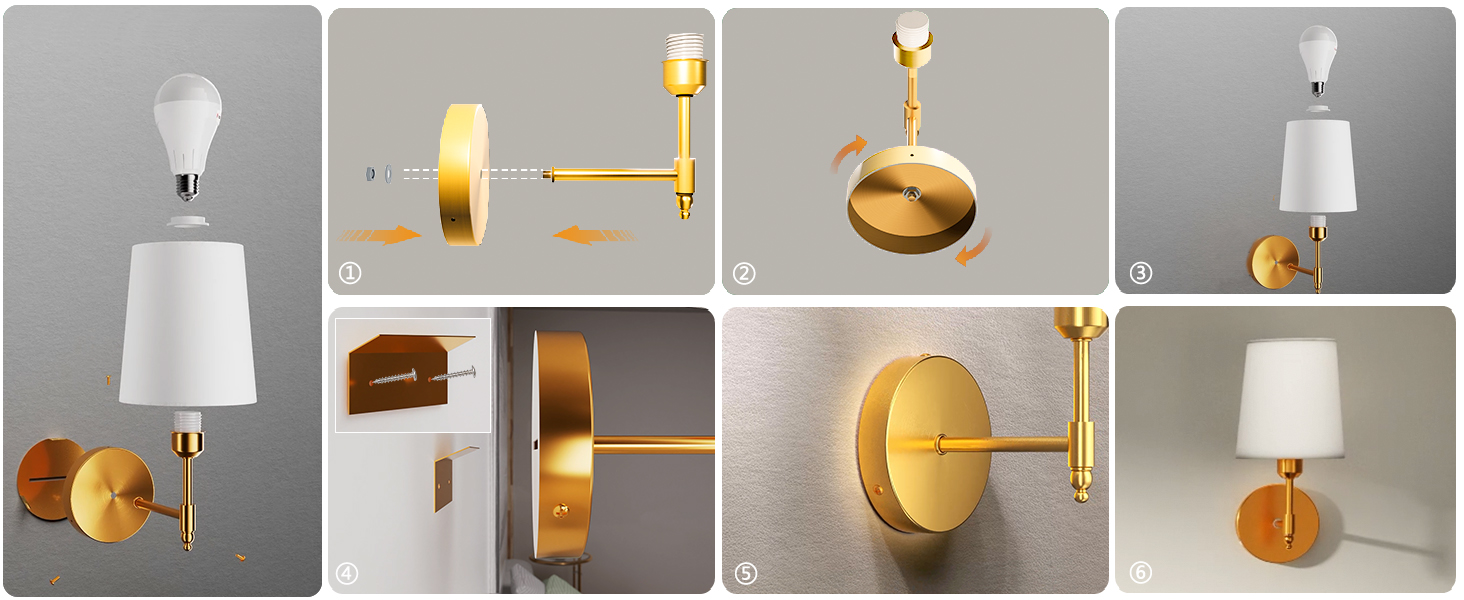 Easy Installation Wall Lamp