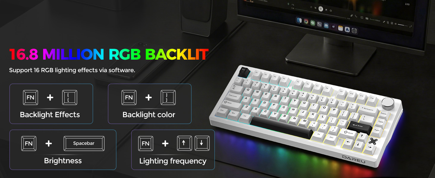 DAREU FLEX75 Wireless Mechanical Keyboard