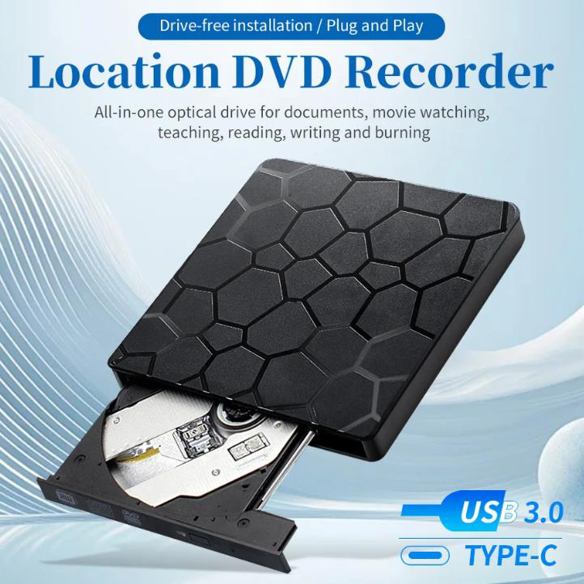 Note It is a CD/DVD drive burner, but not a Blu-ray drive, so it can not play Blu ray discs. Due to