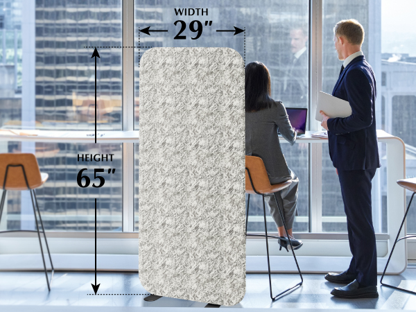 standing divider dimensions