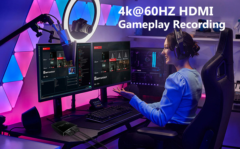 LUOM 4K HDMI Video Capture Card