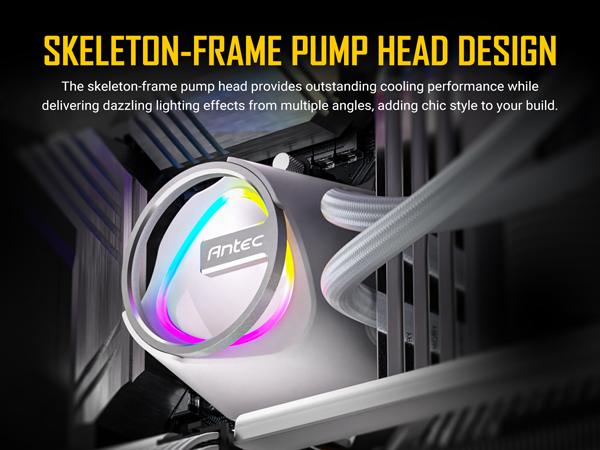 Antec Skeleton 360 ARGB White Liquid CPU Cooler