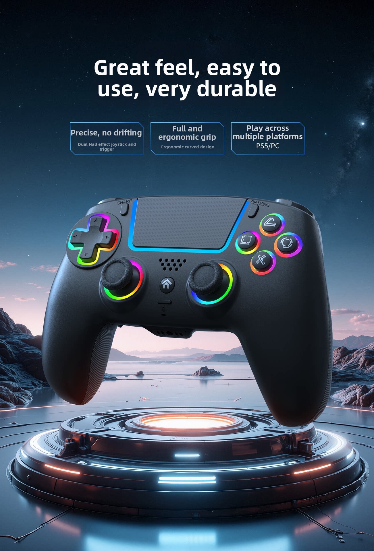 joystick and trigger