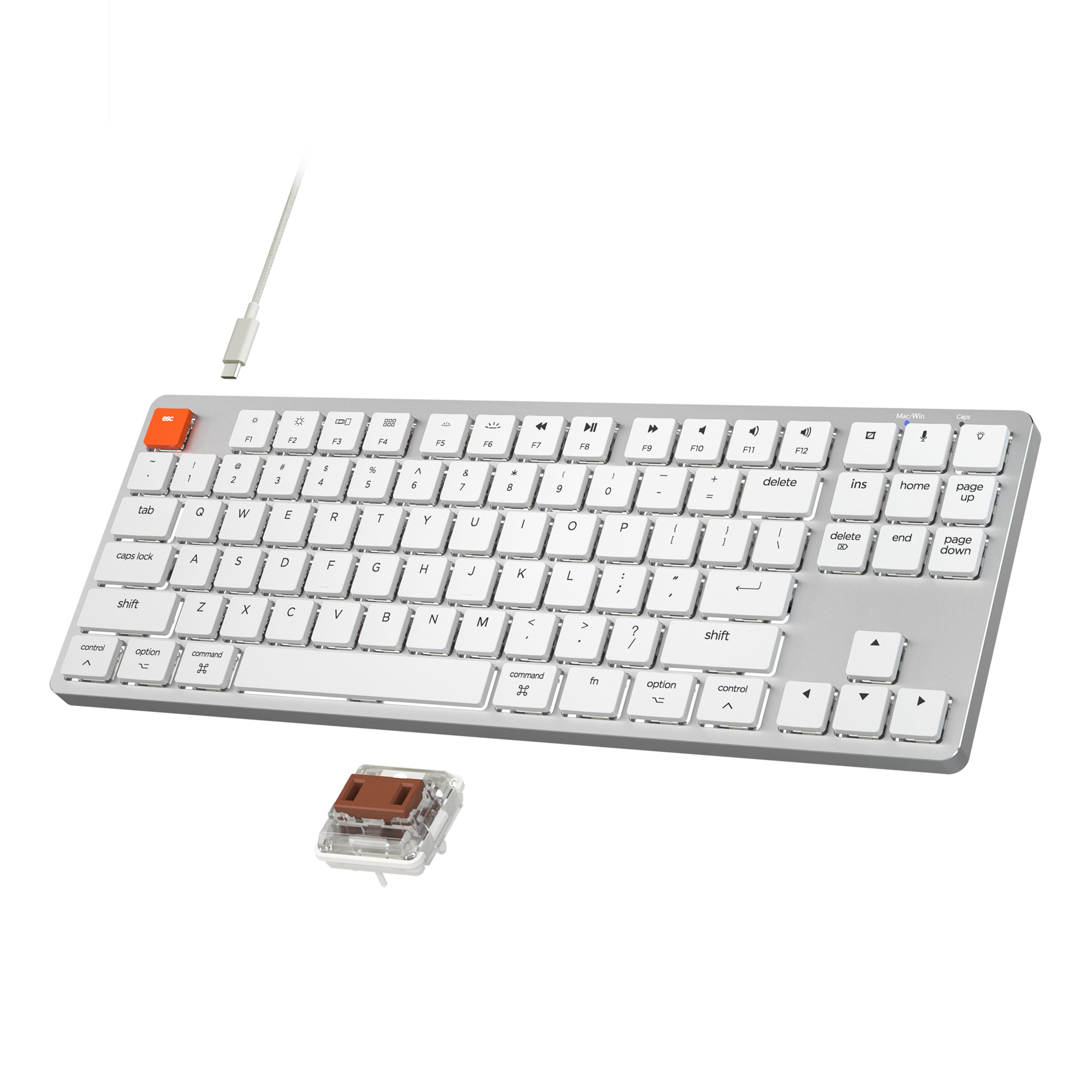 011-BK201 Business Keyboard-White