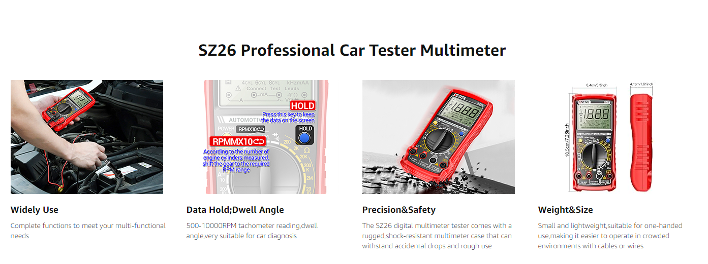 SMART Automotive Multimeter Analyzer