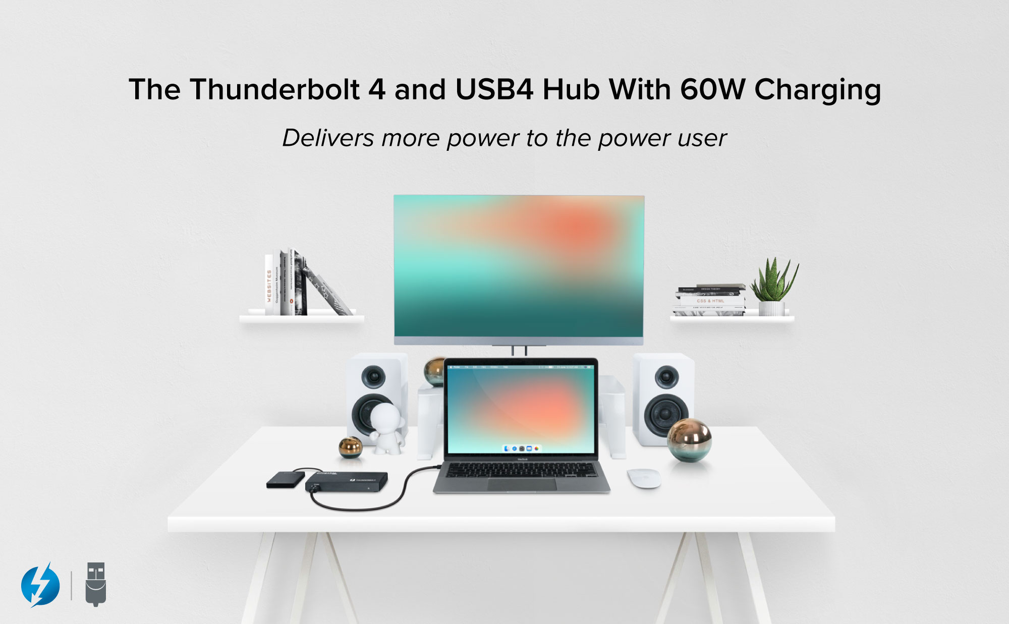 The Thunderbolt 4 and USB4 Hub with 60W Charging