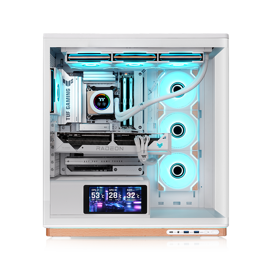 Thermaltake Stage 500 TG ARGB Mid Tower Chassis - Snow