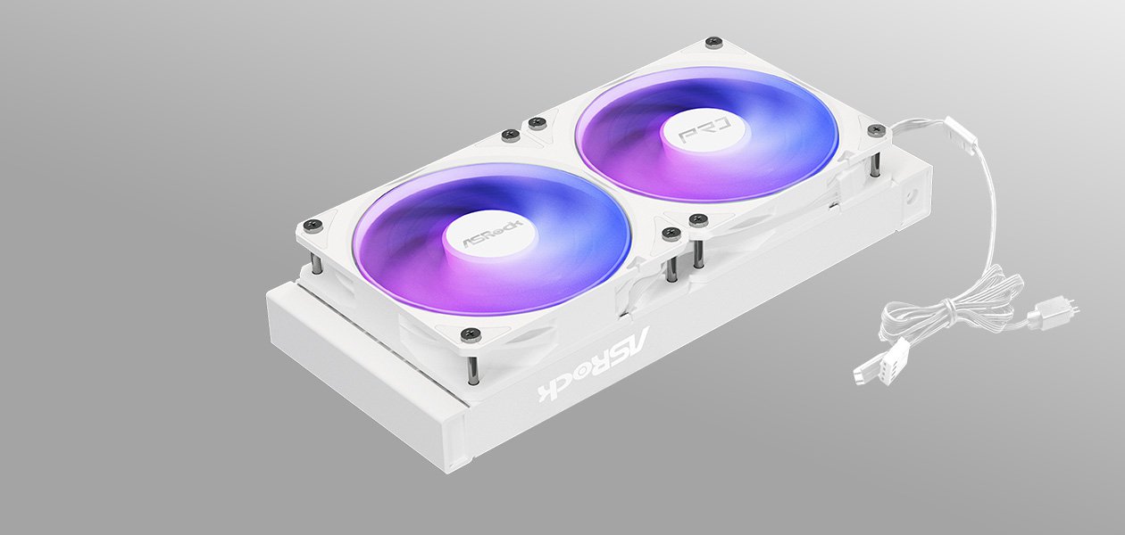 ASRock Pro White 240 ARGB AIO Liquid Cooler