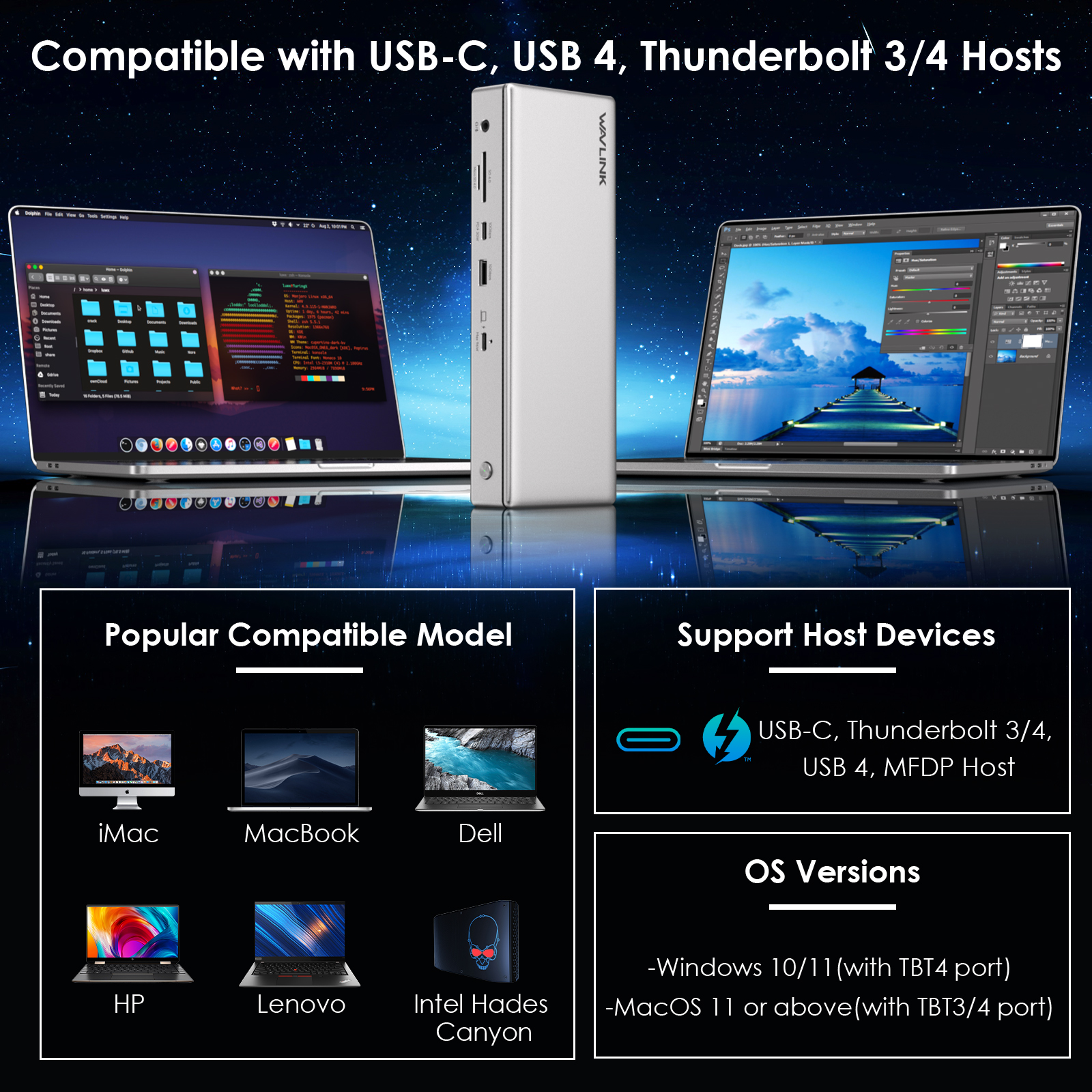 USB 4 Docking Station