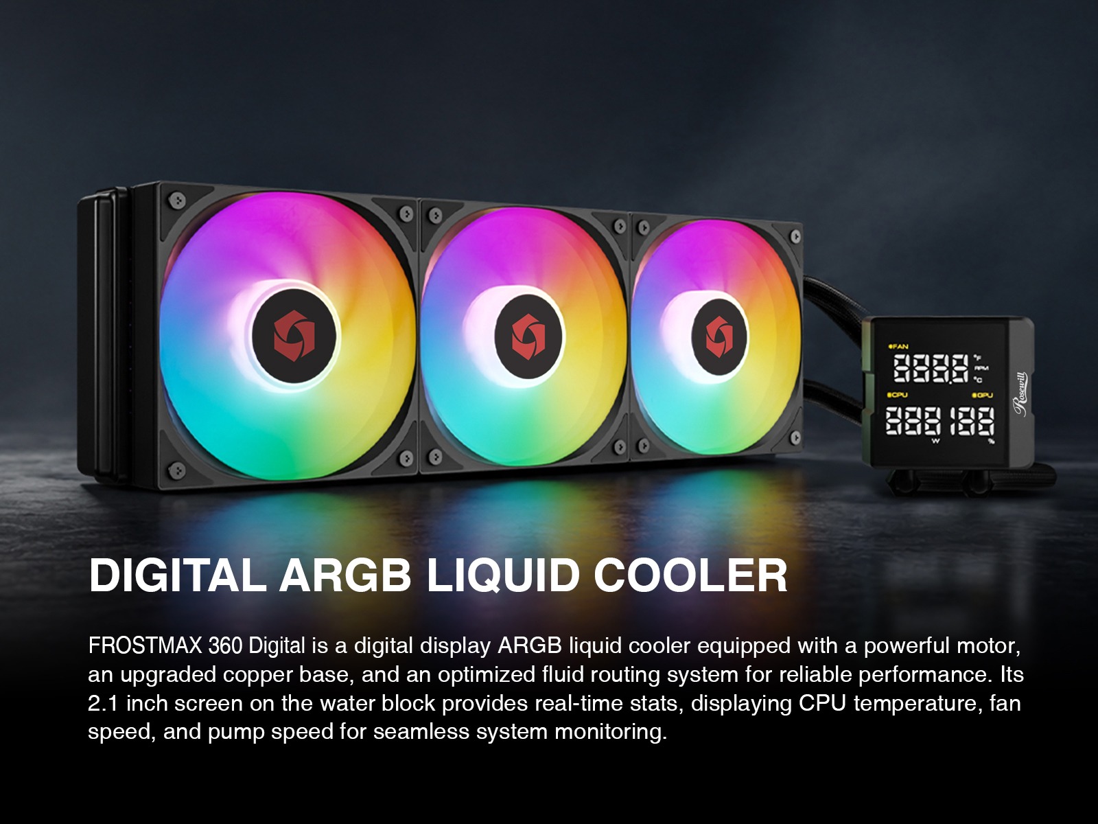 Rosewill RW-360 DIGITAL All-in-One CPU Cooler