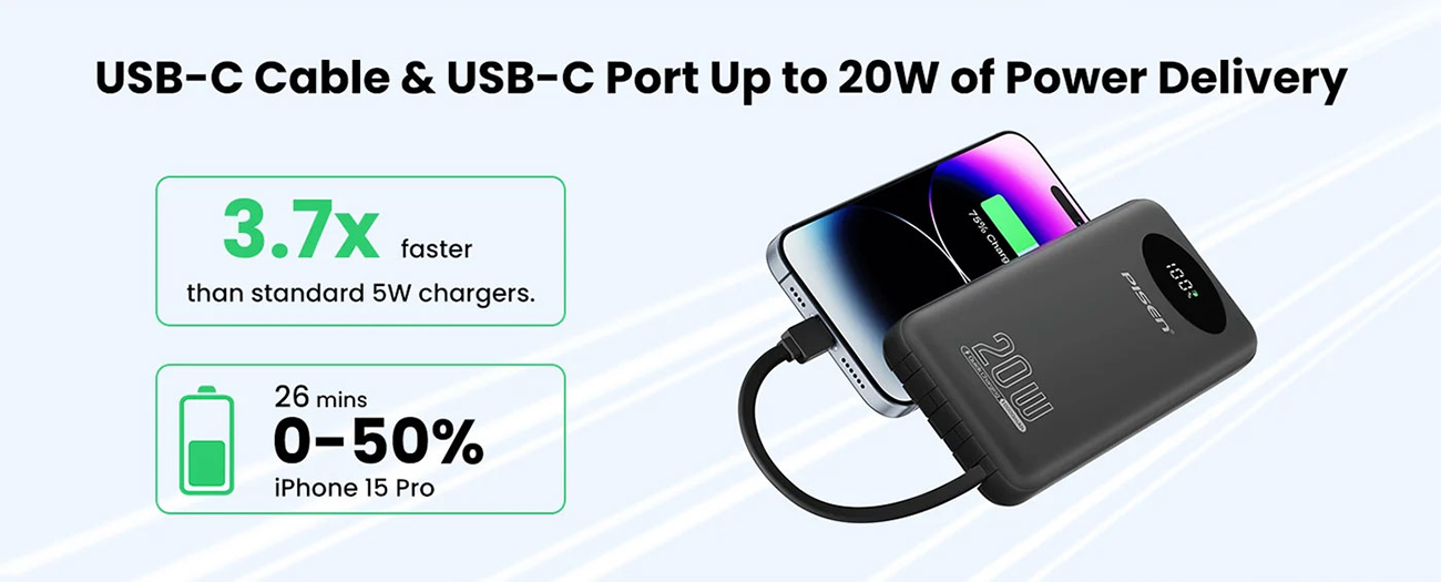 PISEN MagiPi 10000mAh Wireless Powerbank