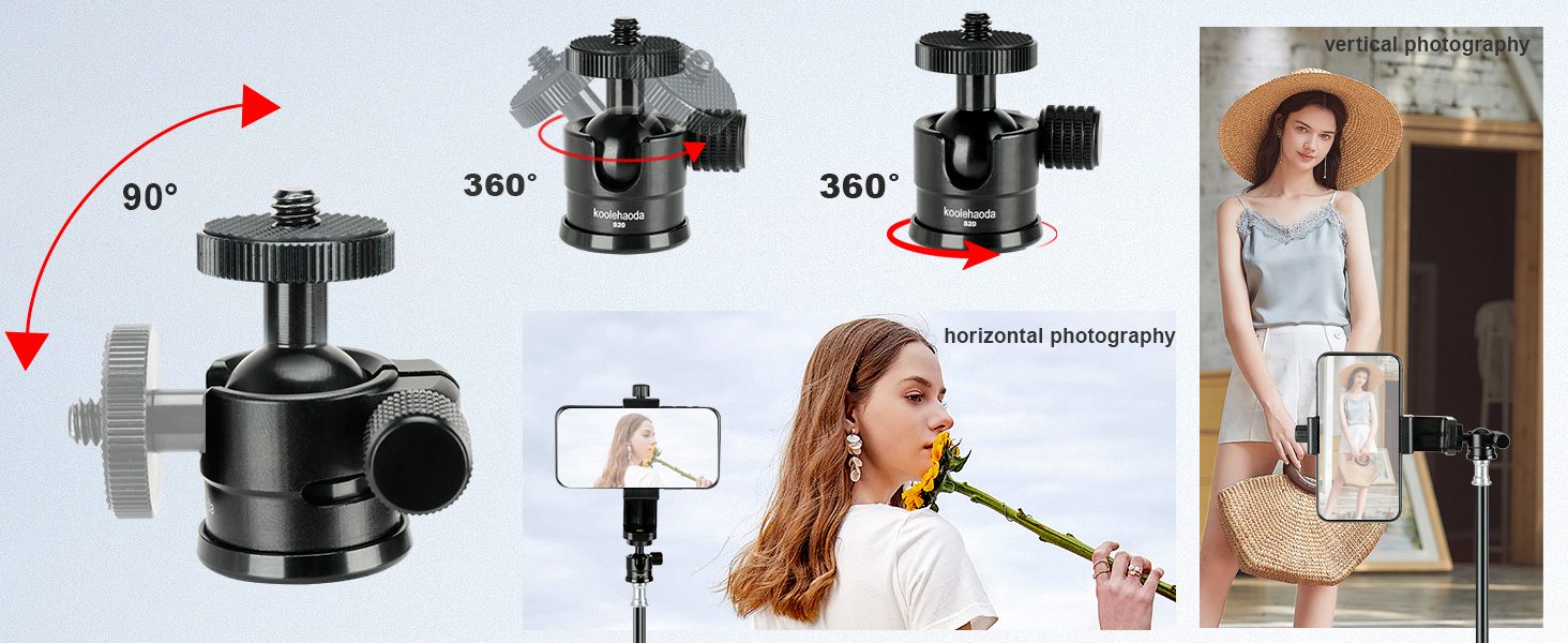 Mini Ball Head Tripod Head