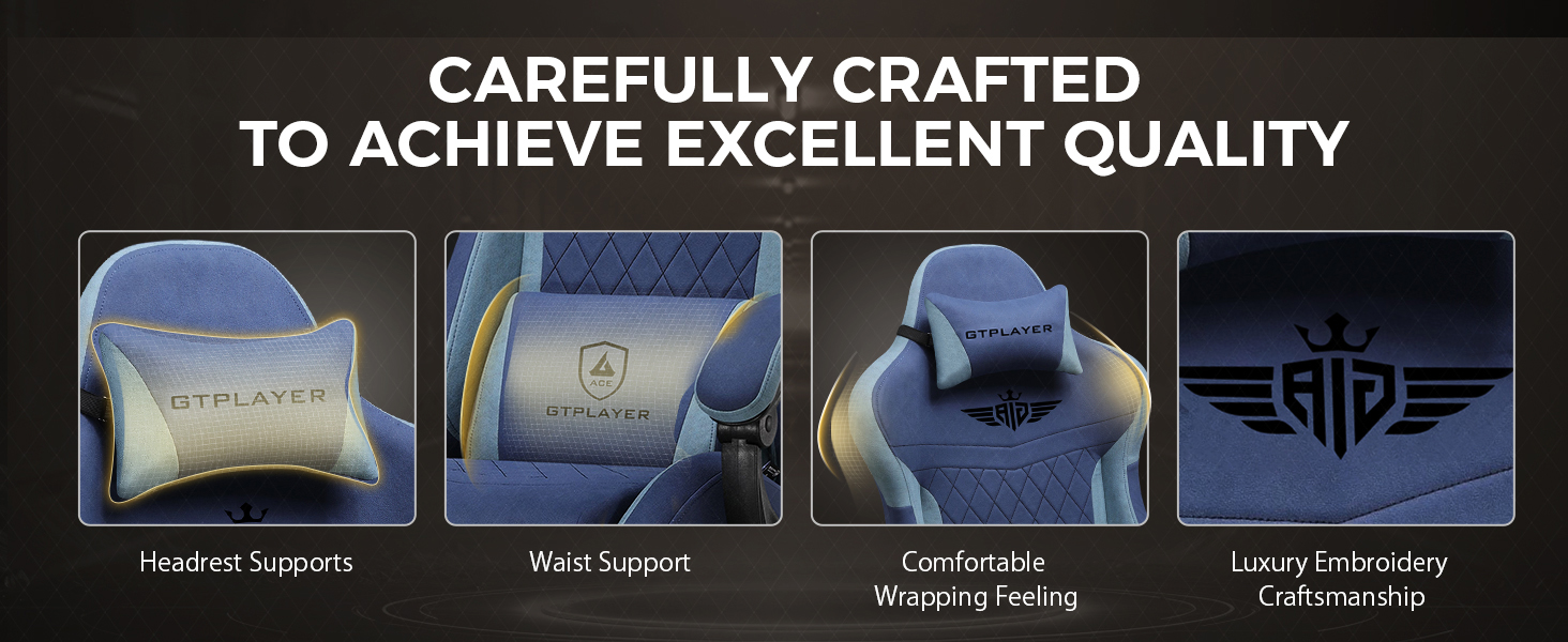 Gaming Chair with Footrest