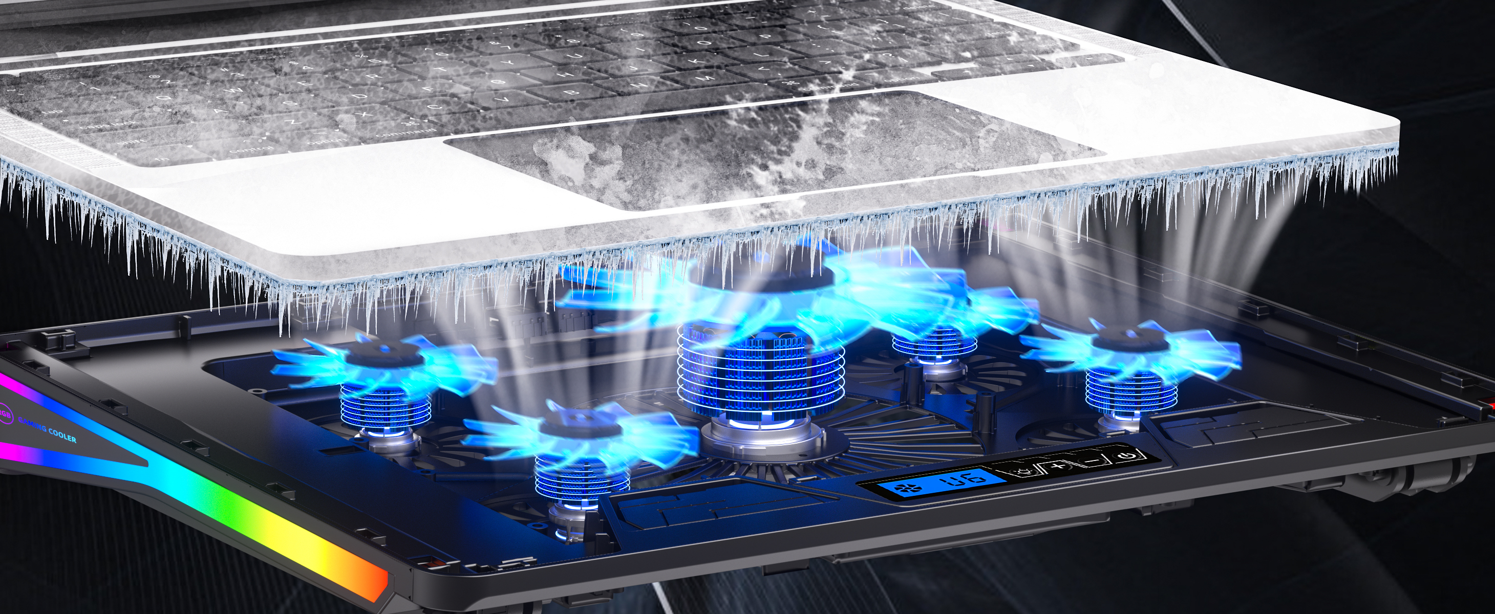 gaming laptop cooling pad for  MacBook Pro 16 (M2 Pro and M2 Max)  MacBook Air 15  Framework Laptop