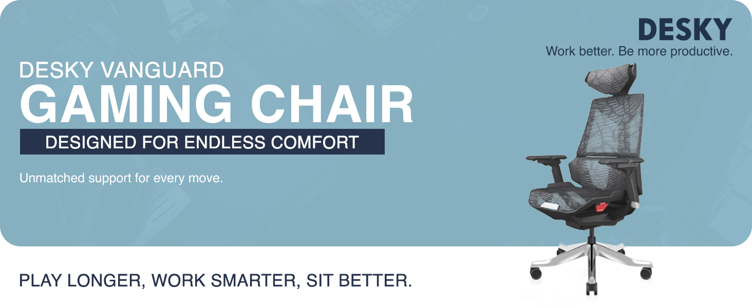 ergonomic fabric gaming chair, pro gamer chair with 4D armrests, high-back reclining desk chair