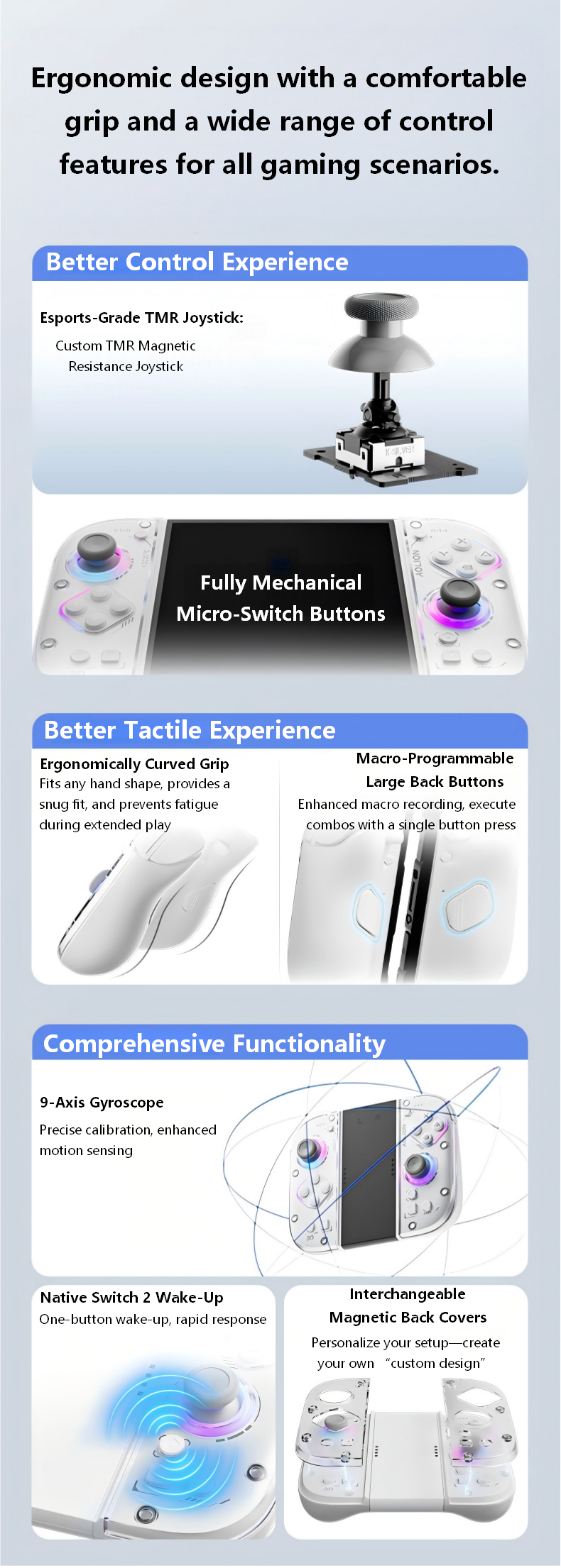 Ergonomic Design & Control