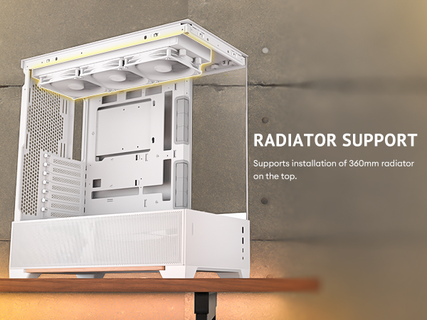 Antec C6 Wood White Mid-Tower Case