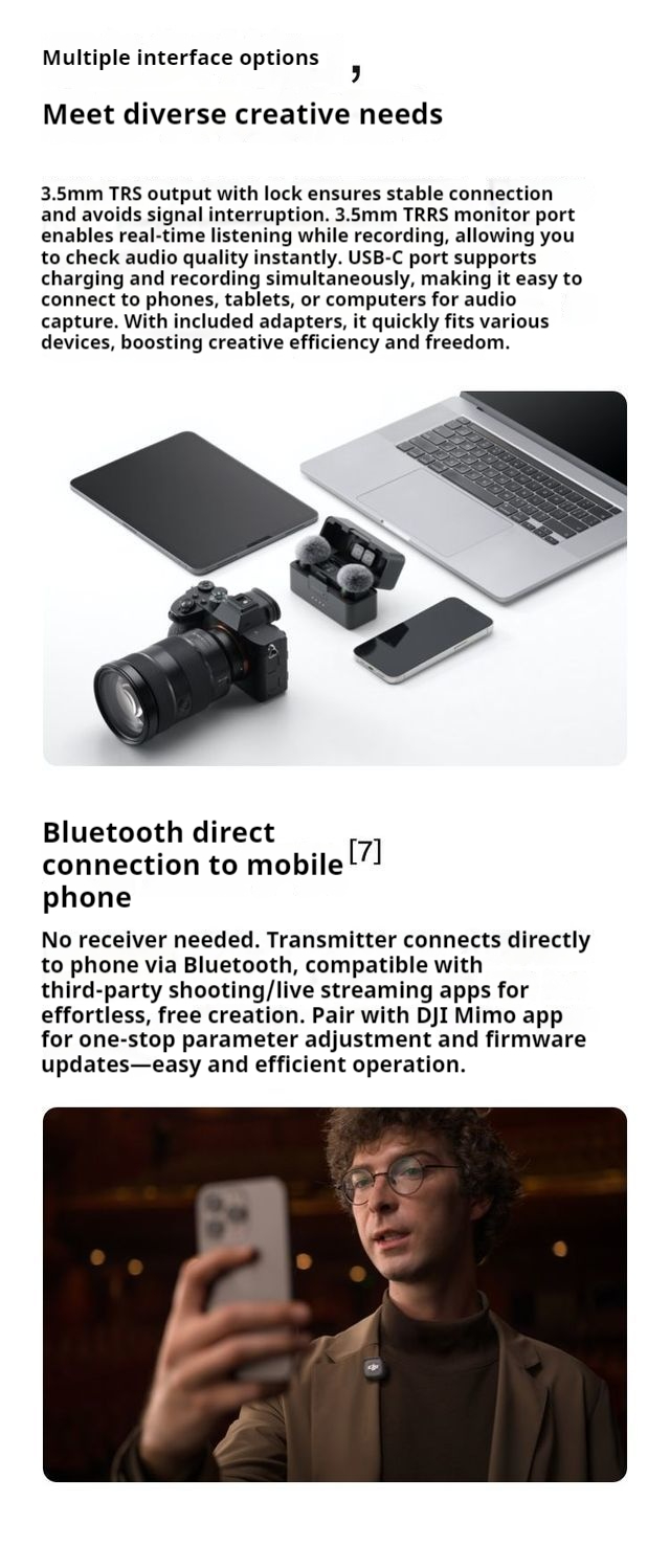 DJI Mic3 & Mic Mini Detailed Introduction