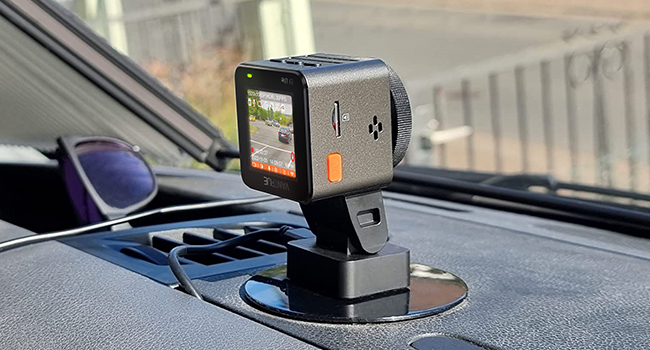 Vantrue E1-G WiFi Mini Dash Cam with Voice Control & GPS, Car Dash