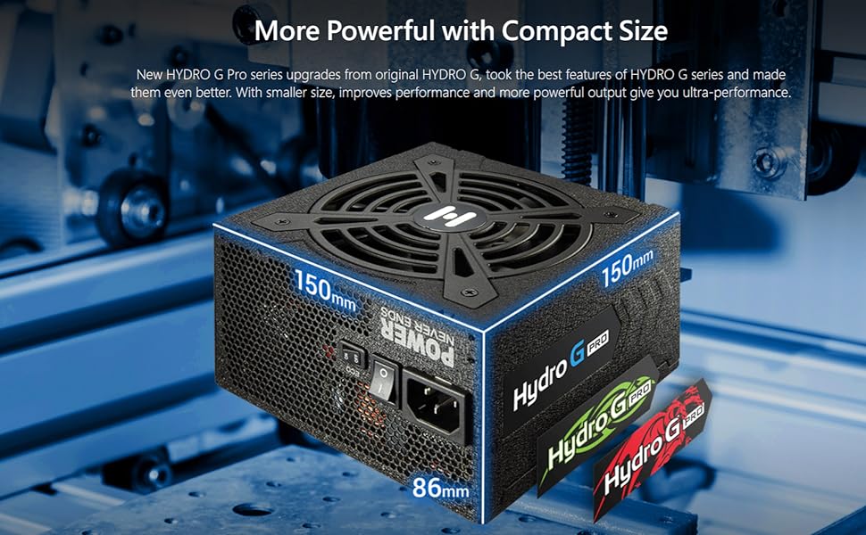 FSP Hydro G PRO 850W, ATX3.0 & PCIe 5.0 (Gen 5) , 80 Plus Gold