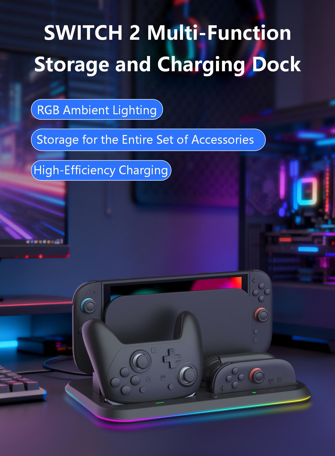 SWITCH 2 Multi-Function Storage and Charging Dock