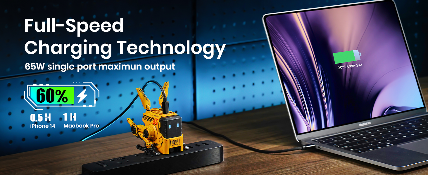 Charging Technology 65W single port maximun output