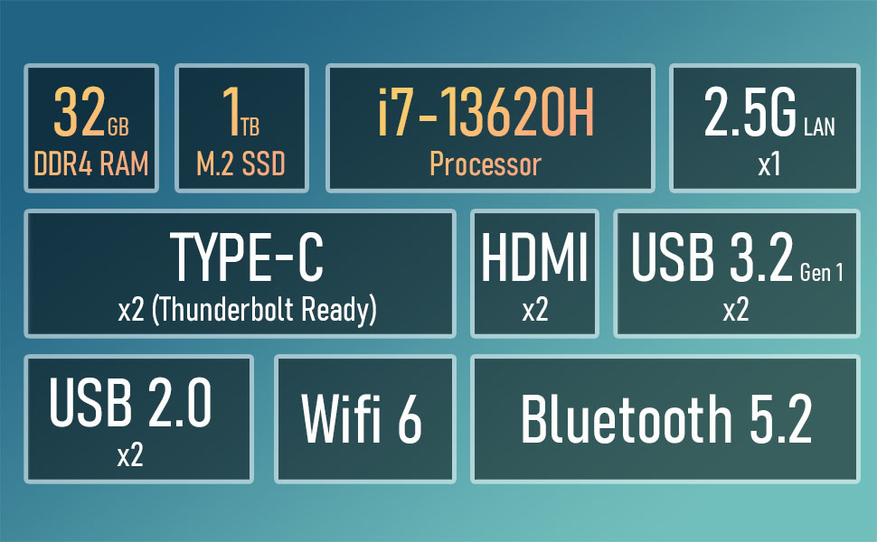 32G RAM 1TB SSD