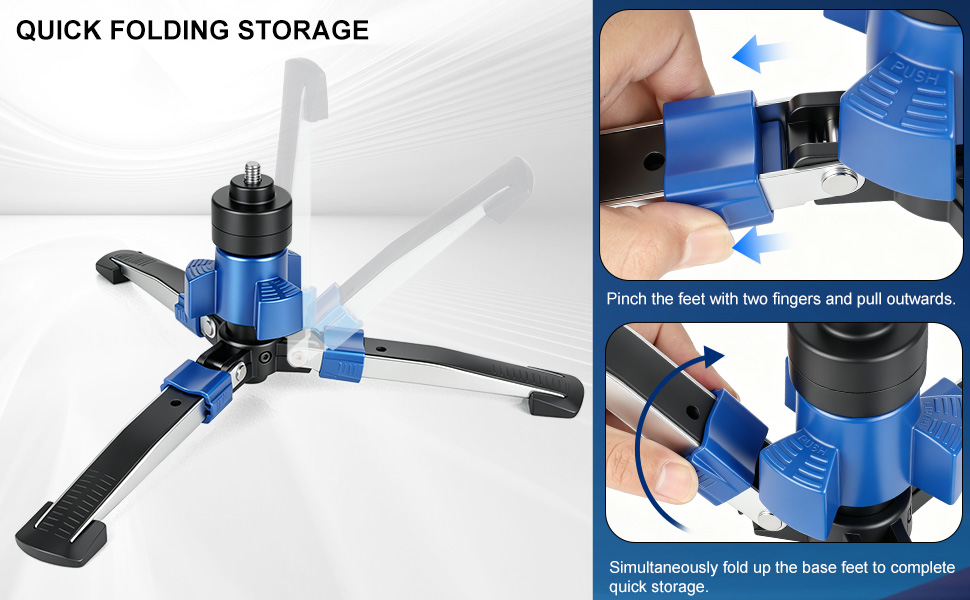 Monopod Base with Pedal