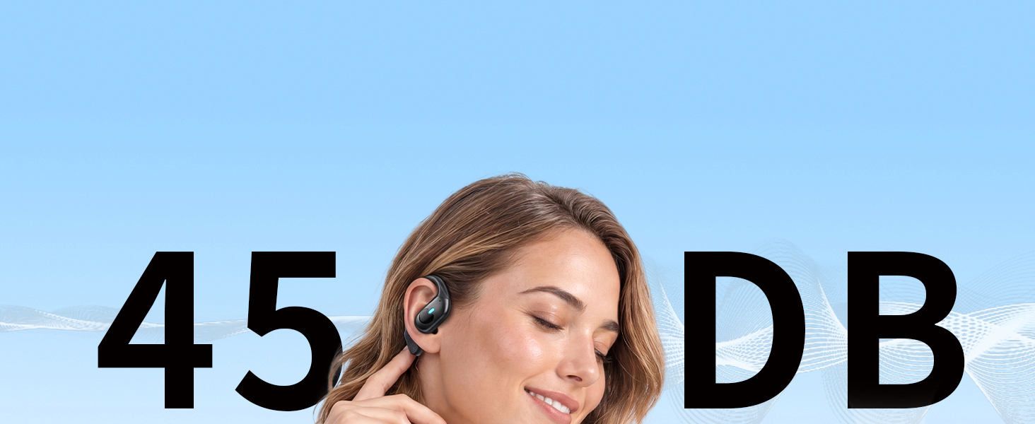 Active Noise Cancelling Ear Buds Wireless Earbuds, 90H Playtime, Bluetooth Headphones