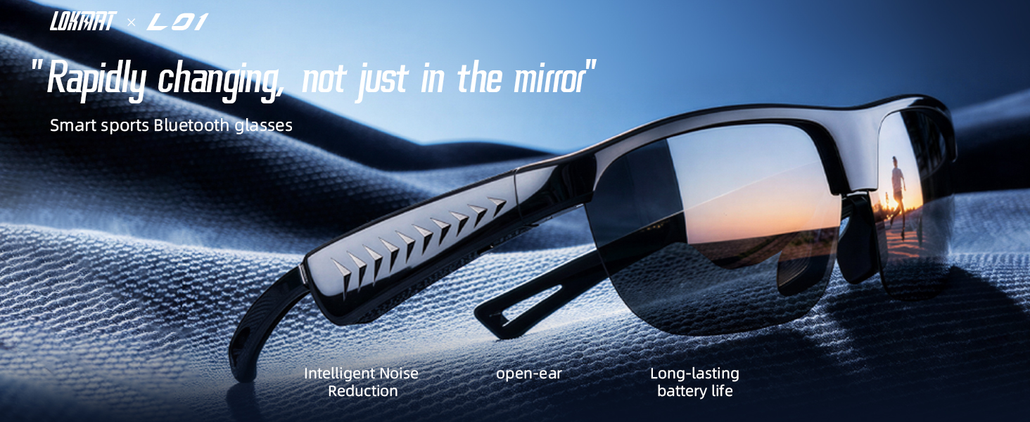 Lightweight Outdoor Bluetooth Audio Glasses
