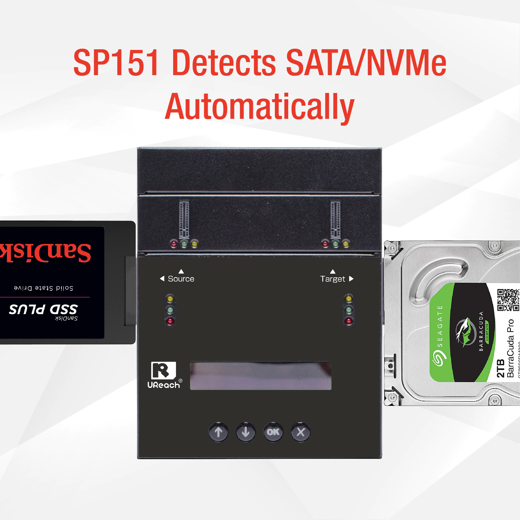 Supports NVME SATA Dual Signal Detection