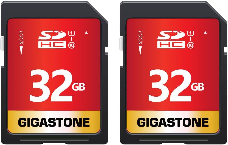Gigastone SDHC card 32gb 2 Pack