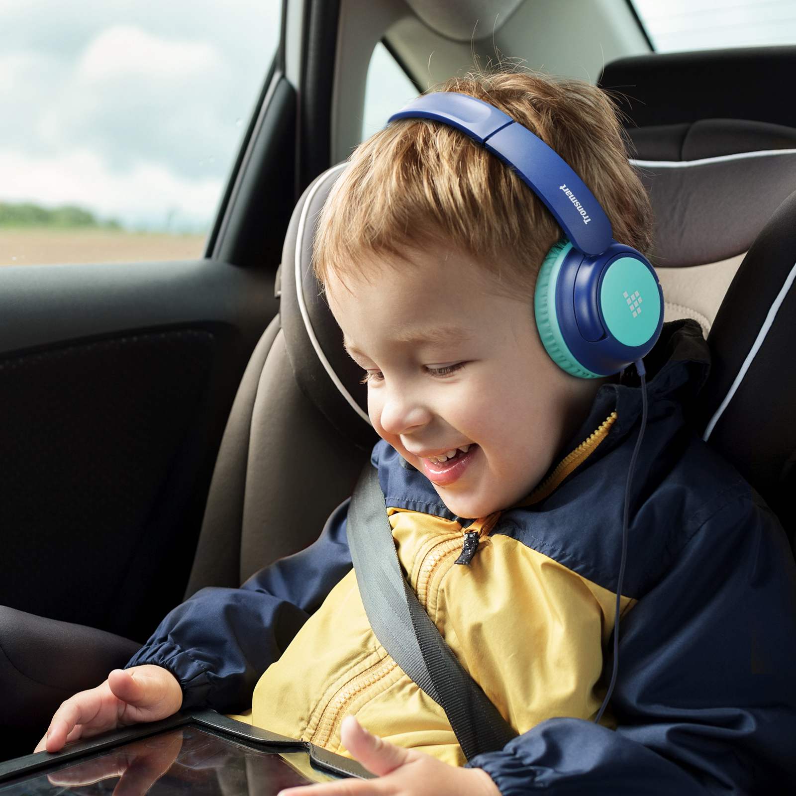 Tronsmart Kids Headphones Lightweight Foldable On-Ear Wired Headphones