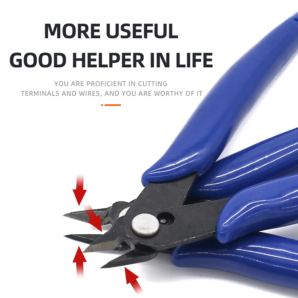 BIJ-714, Flush Cutter Wire Nipper Micro Pliers With Leaf Spring 
