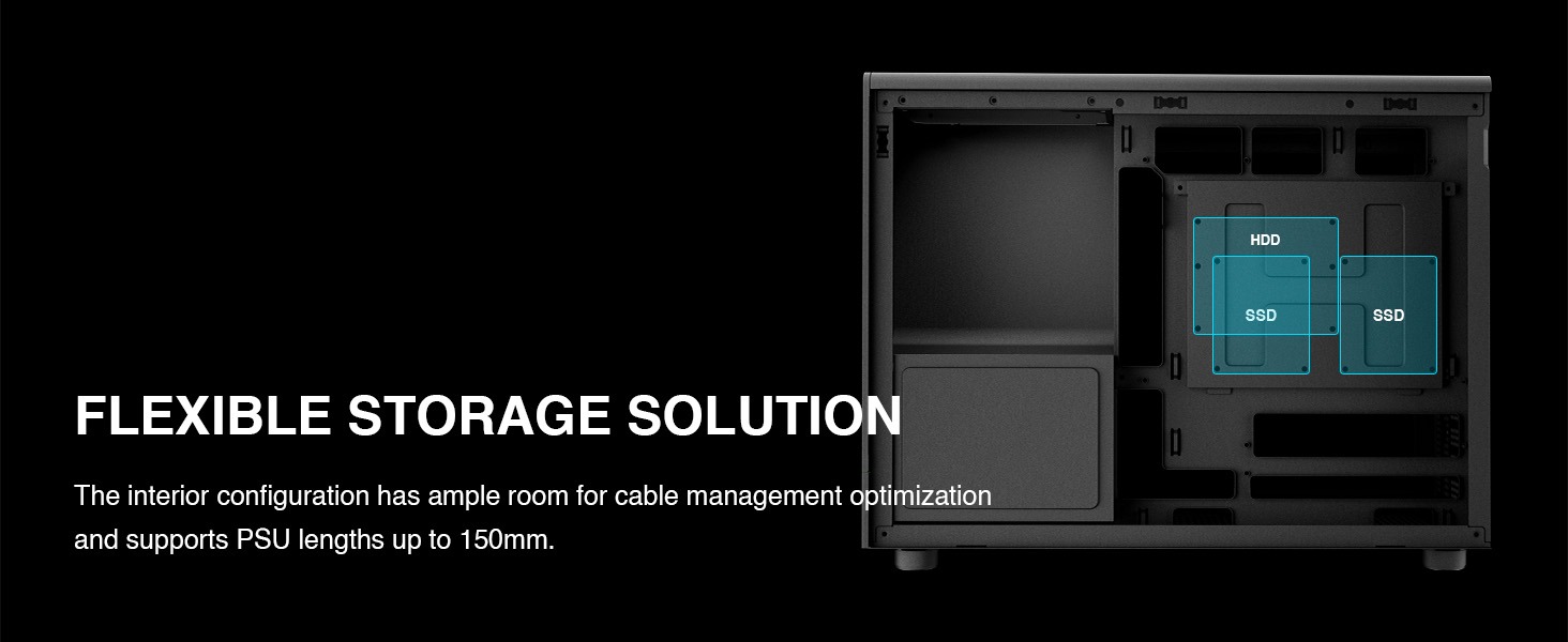 Rosewill RWM1 Micro ATX Gaming PC Case