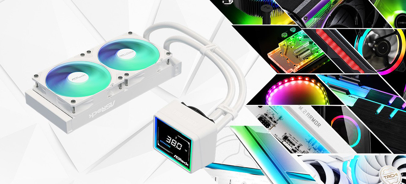 ASRock Challenger White 240 Digital AIO Liquid Cooler