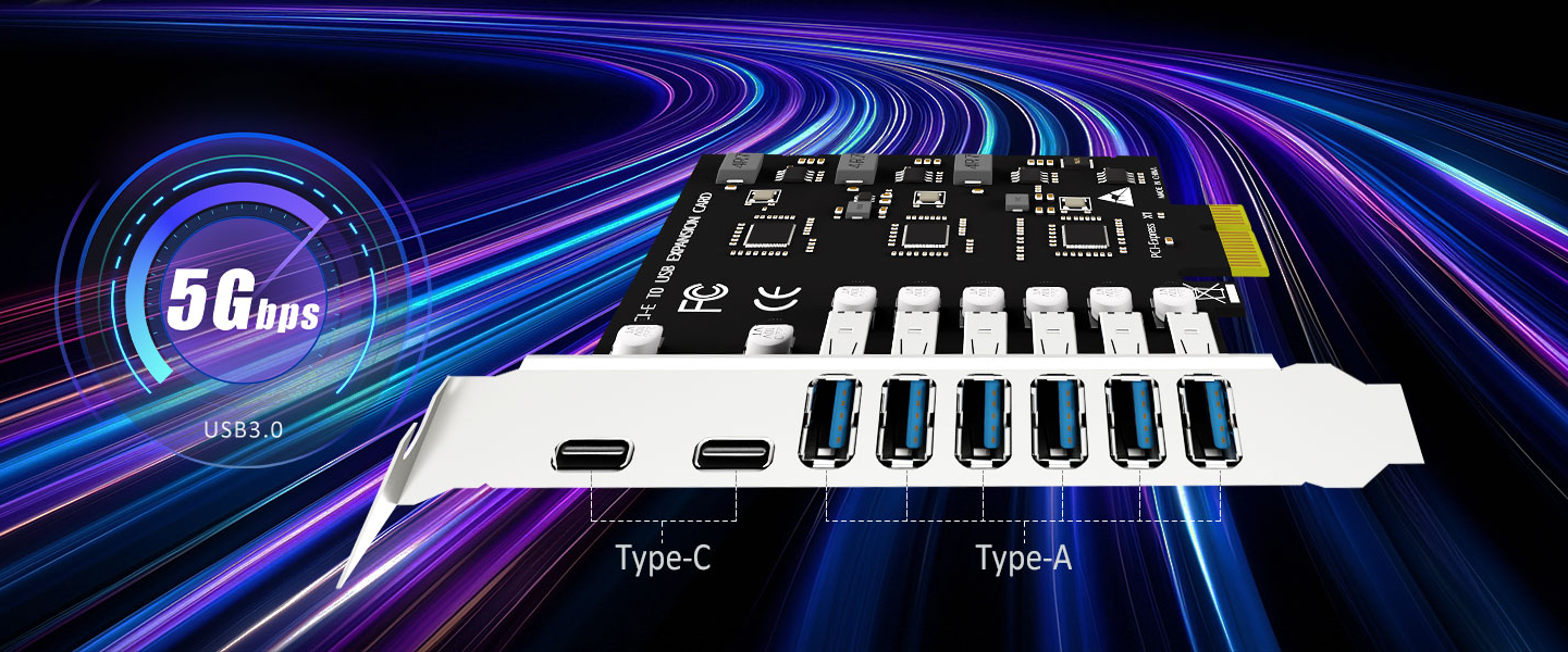 PCIe USB Expansion Card