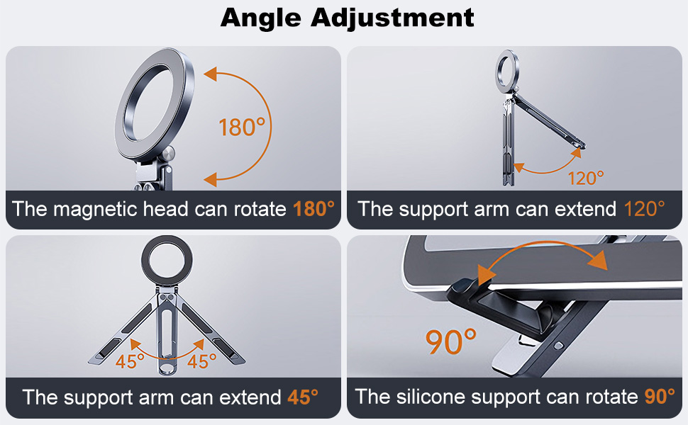 Magnetic iPad Tripod Stand Universal Phone Holder